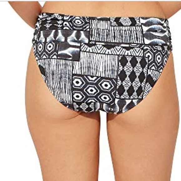 Bleu Rod Beattie Island Time Sarong Hipster Bottoms Navy Size 4 NWT - Picture 2 of 7